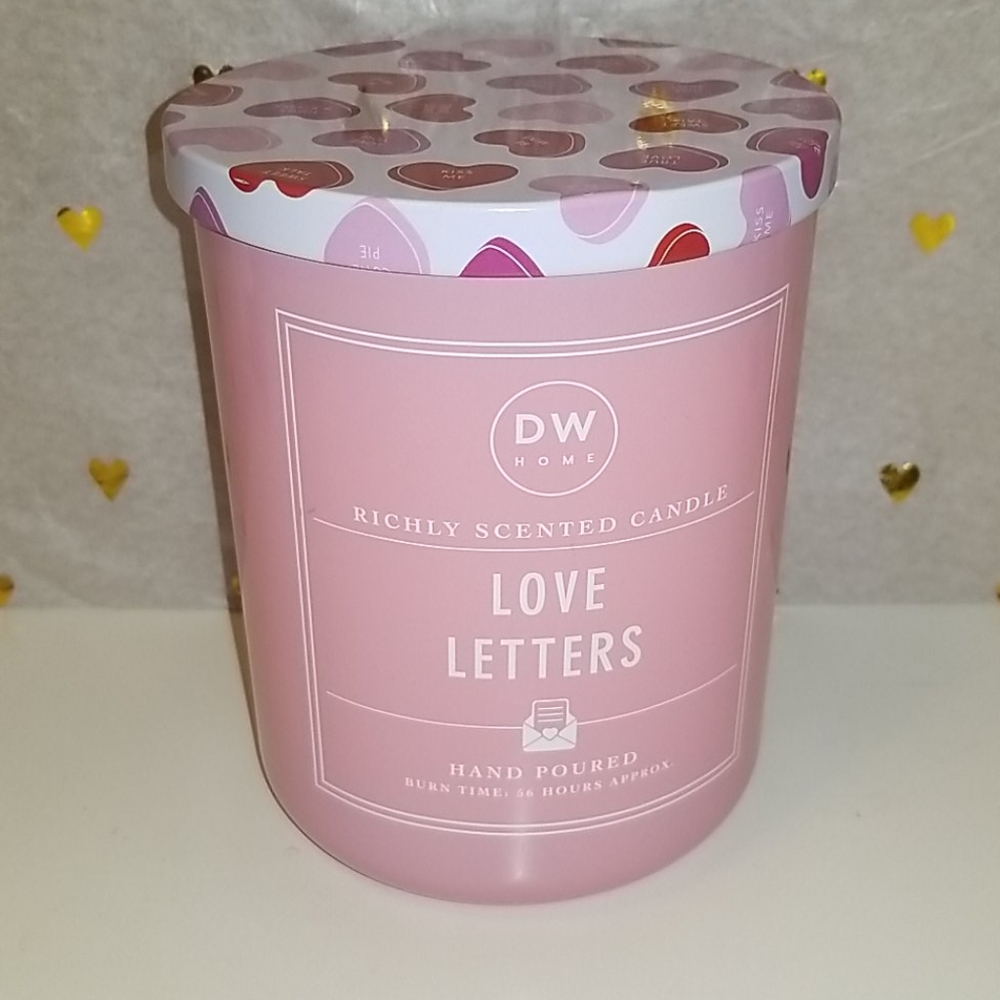Brand New DW HOME Love Letters scented candle